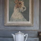 Art Deco porcelain teapot, porcelain coffee pot, kitchen