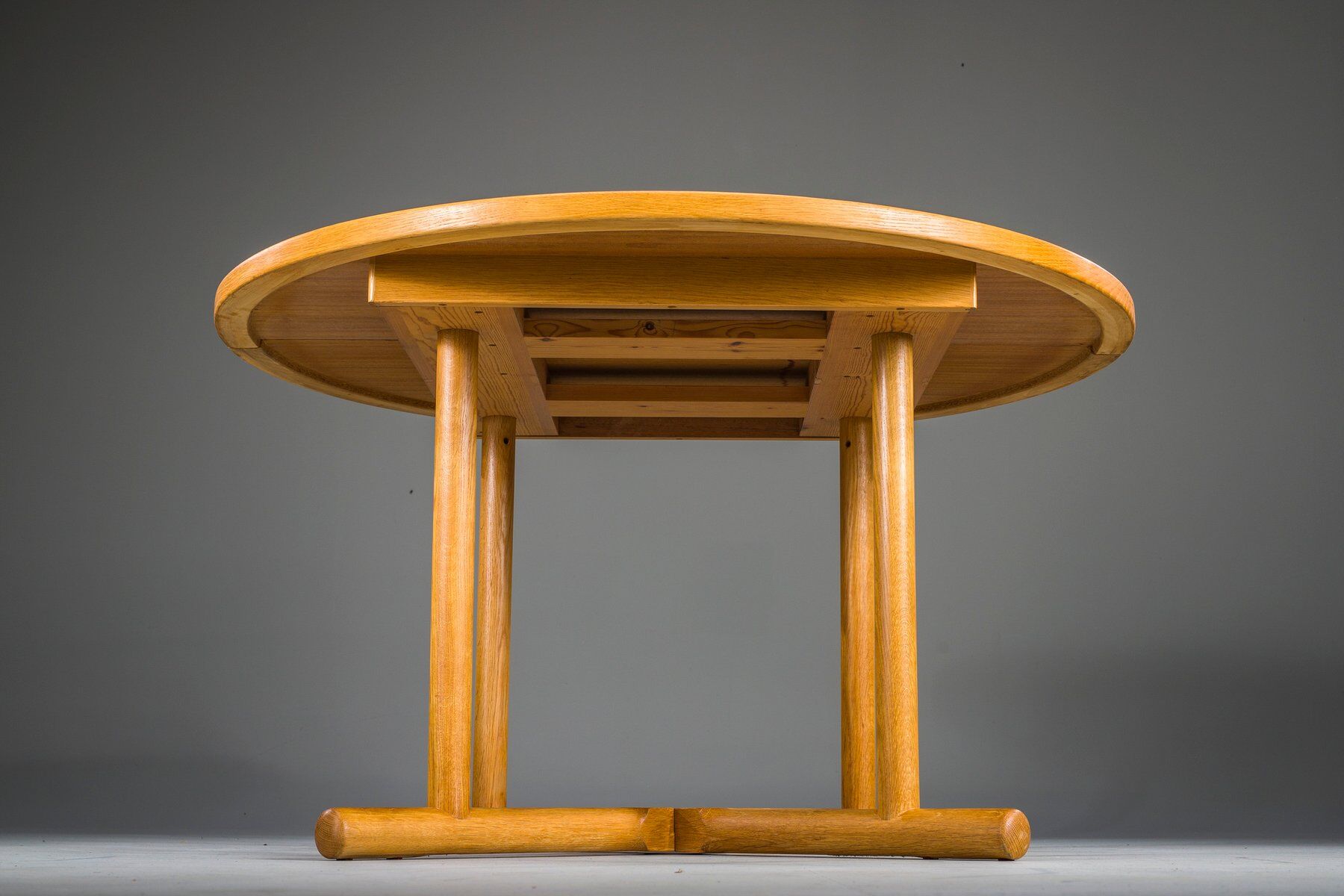 Danish extendable oak dining table by Kurt Østervig for Jason Møbler, 1950s