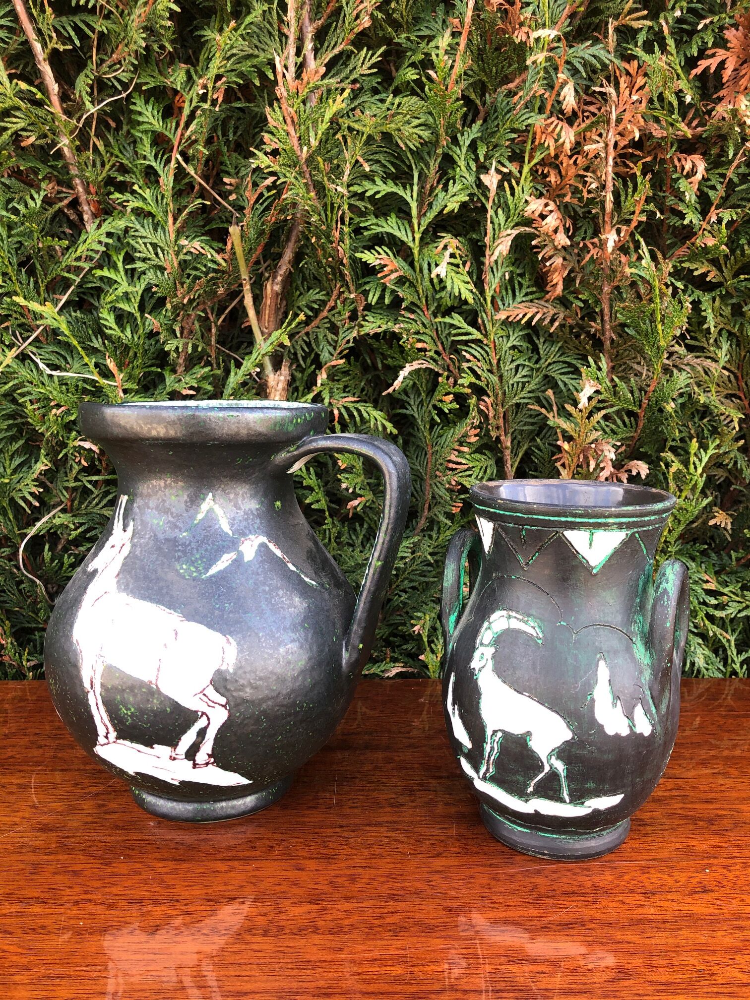 Pair of italian ceramics
