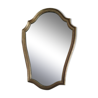 Gilded wooden mirror