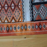 Old carpet Berber corridor path