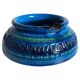 Bitossi Large Ashtray by Aldo Londi, Rimini Blu Ceramic, Italy, 1960s