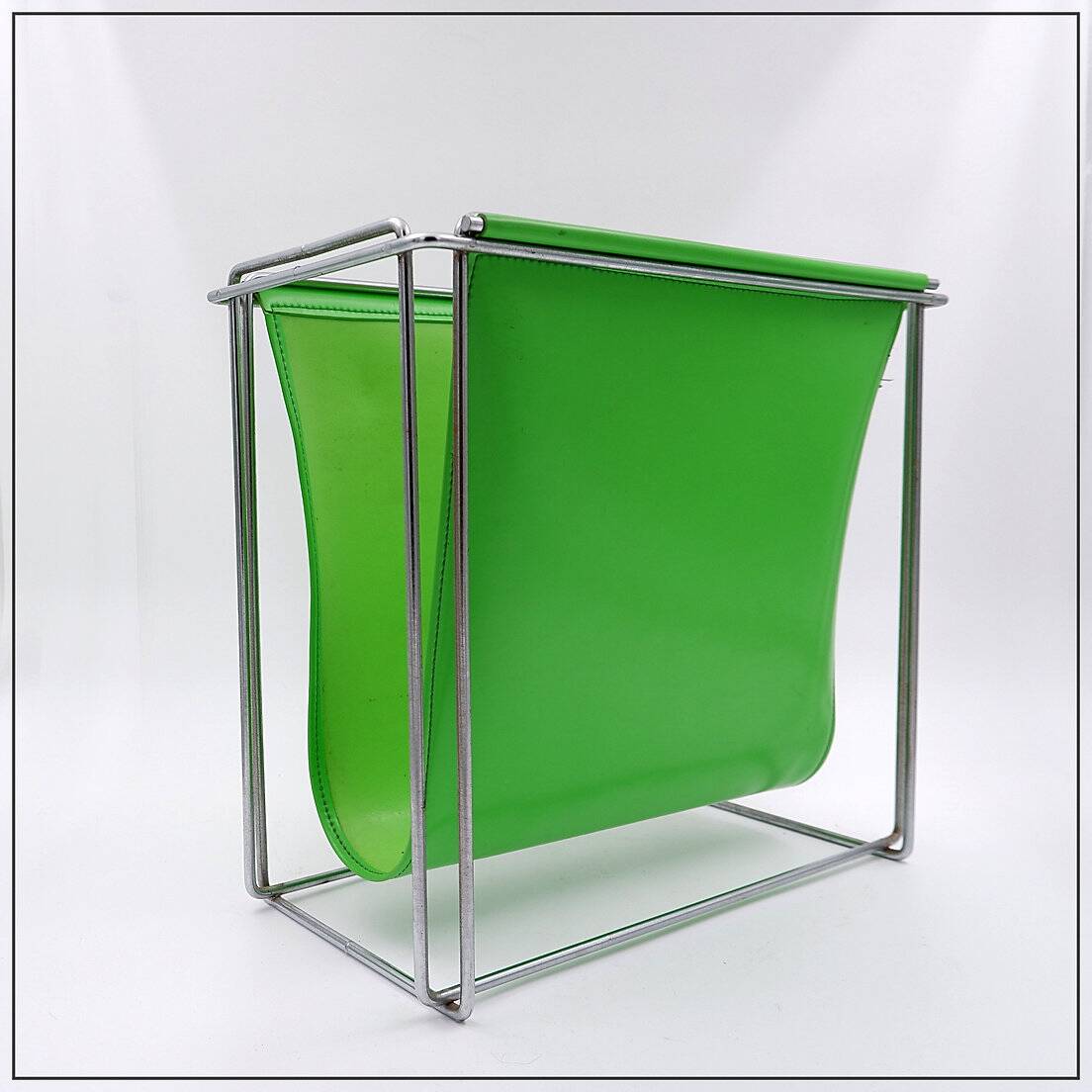 Vintage magazine rack by Gerad Rignault Group SA - 1960s