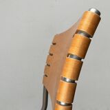 Postmodern chair in metal and wood by Ruud Jan Kokke for Harvink, 1990s.