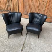 Fauteuils années 1950, ensemble de 2