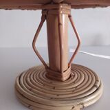 Pair of bamboo lamps