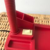 Red desk lamp with pencil holder 80/90'