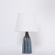 Blue Stoneware Table Lamp Model 1042 by Einar Johansen for Søholm