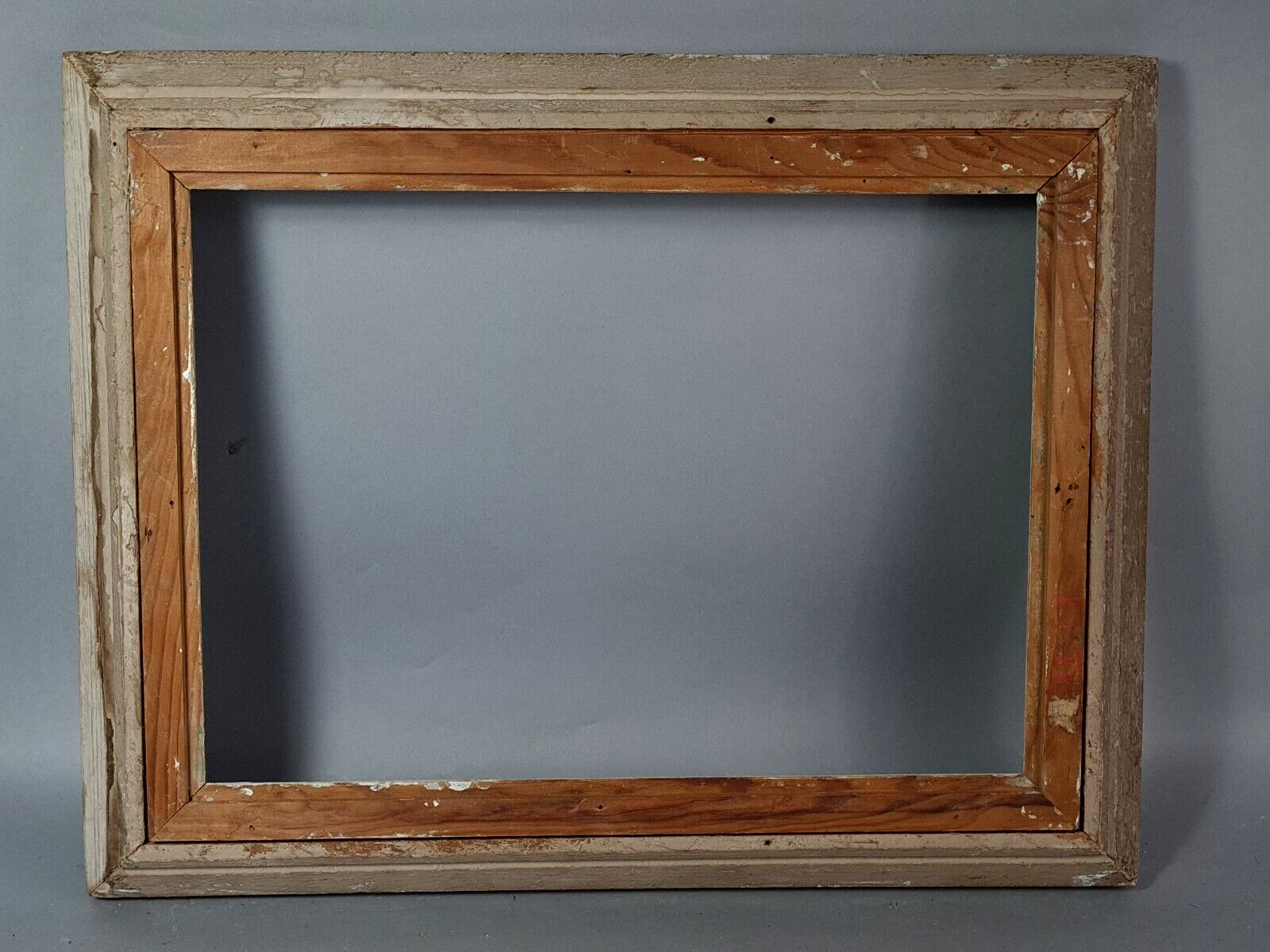 Old frame patinated wood montparnasse 59x47 foliage 46x33 cm circa 1930/50 sb104