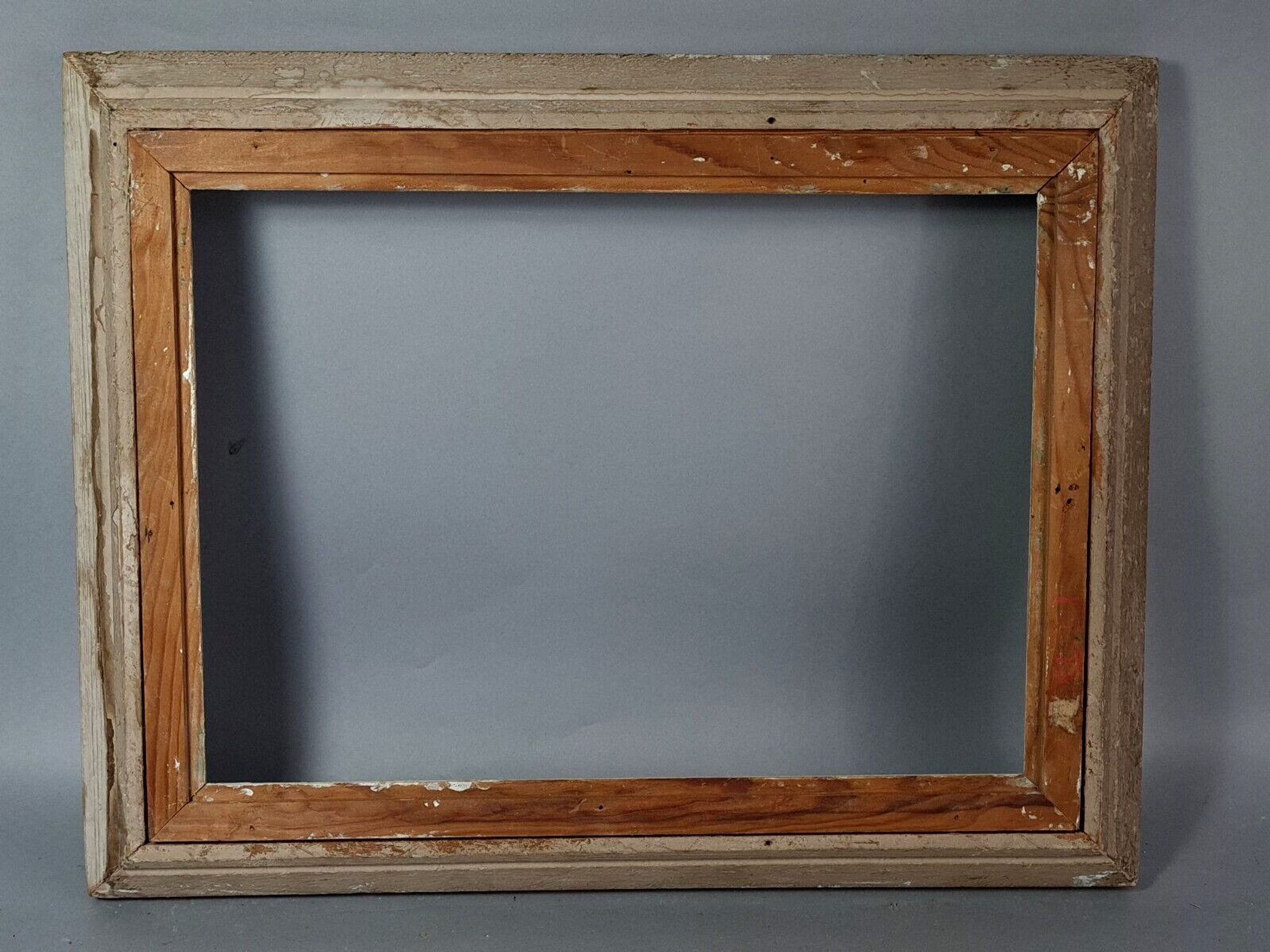 Old frame patinated wood montparnasse 59x47 foliage 46x33 cm circa 1930/50 sb104