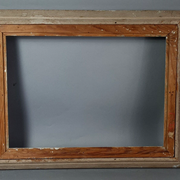 Old frame patinated wood montparnasse 59x47 foliage 46x33 cm circa 1930/50 sb104