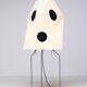 Light Sculpture Isamu Noguchi Akari UF-3Q , handmade Washi paper, Japan