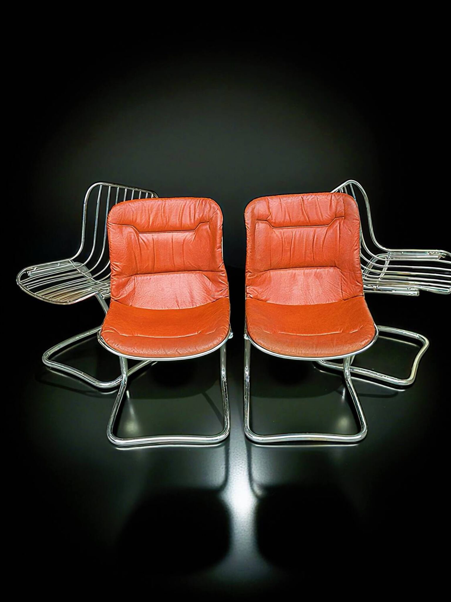 Chrome chair Gastone Rinaldi