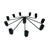 Bougeoir/chandelier en métal 1970