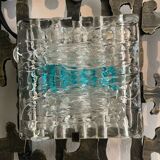 Brutalist Wall-Mounted Lamp & Coat Rack Sculpture by Angelo Brotto