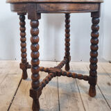 Coil coffee table, console, round, legs