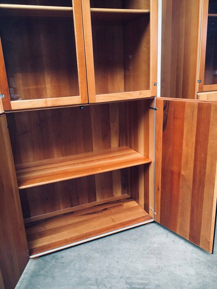 Torcello Series Display Cabinet Set by Afra & Tobia Scarpa for Stildomus, Italy, 1980s, Set of 2