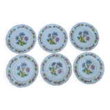 Ensemble de 6 assiettes plates Moulins des Loups