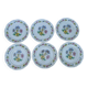 Ensemble de 6 assiettes plates Moulins des Loups