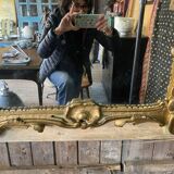 Provencal mirror in gilded wood, Louis XV period