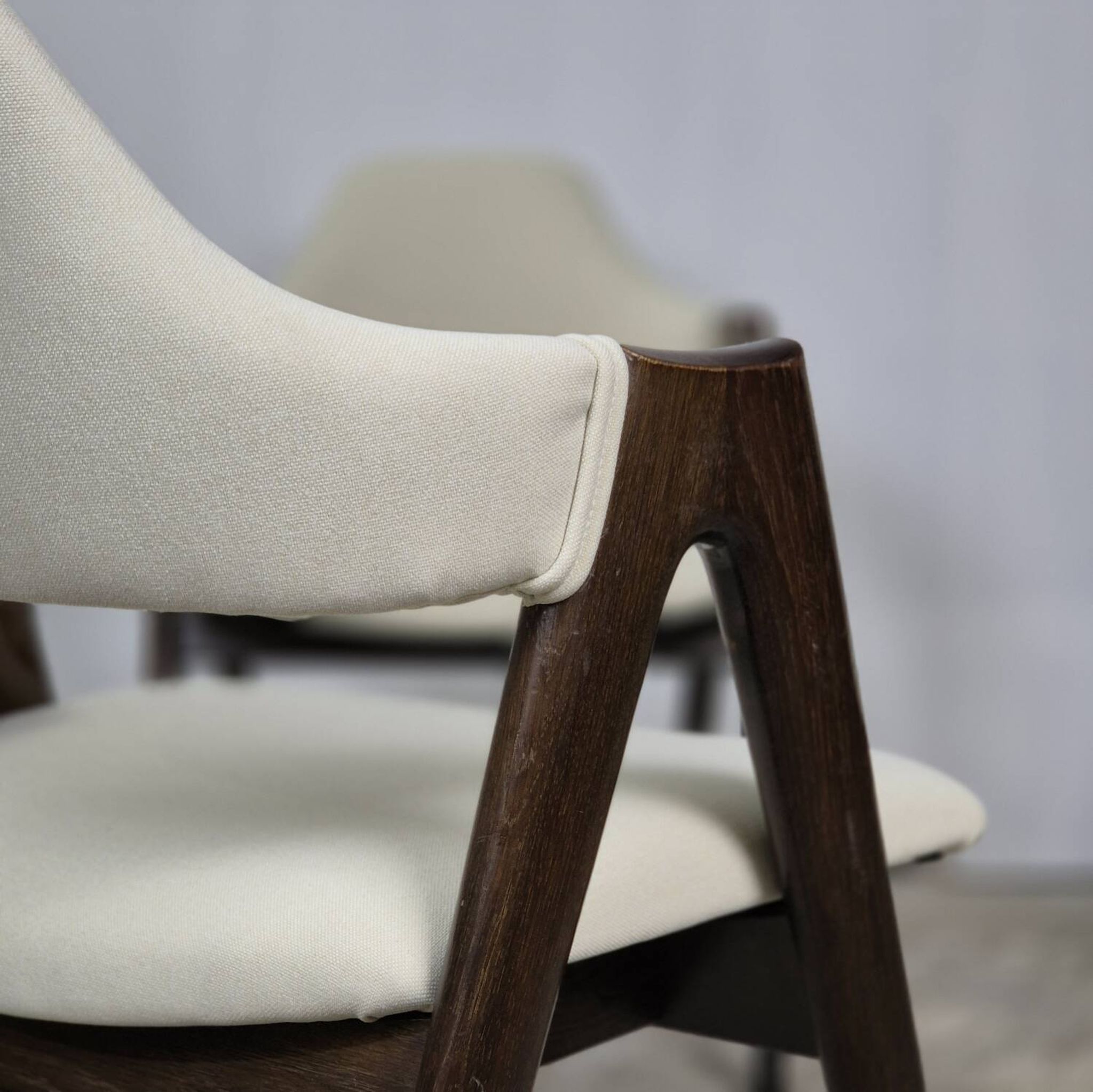 Danish vintage dining chair 'Compass Chair' by Kai Kristiansen