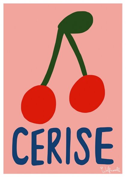 Cherry Kids Poster - A3