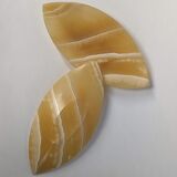 Set of 2 alabaster cups design 60s