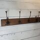 Old coat rack with 4 hooks