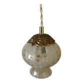 nomadic tulip amber striped lamp, retro chic