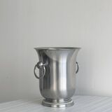 Jean Couzon shiny silver metal champagne bucket