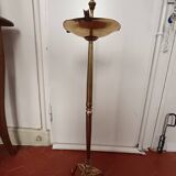 Brass ashtray on stand