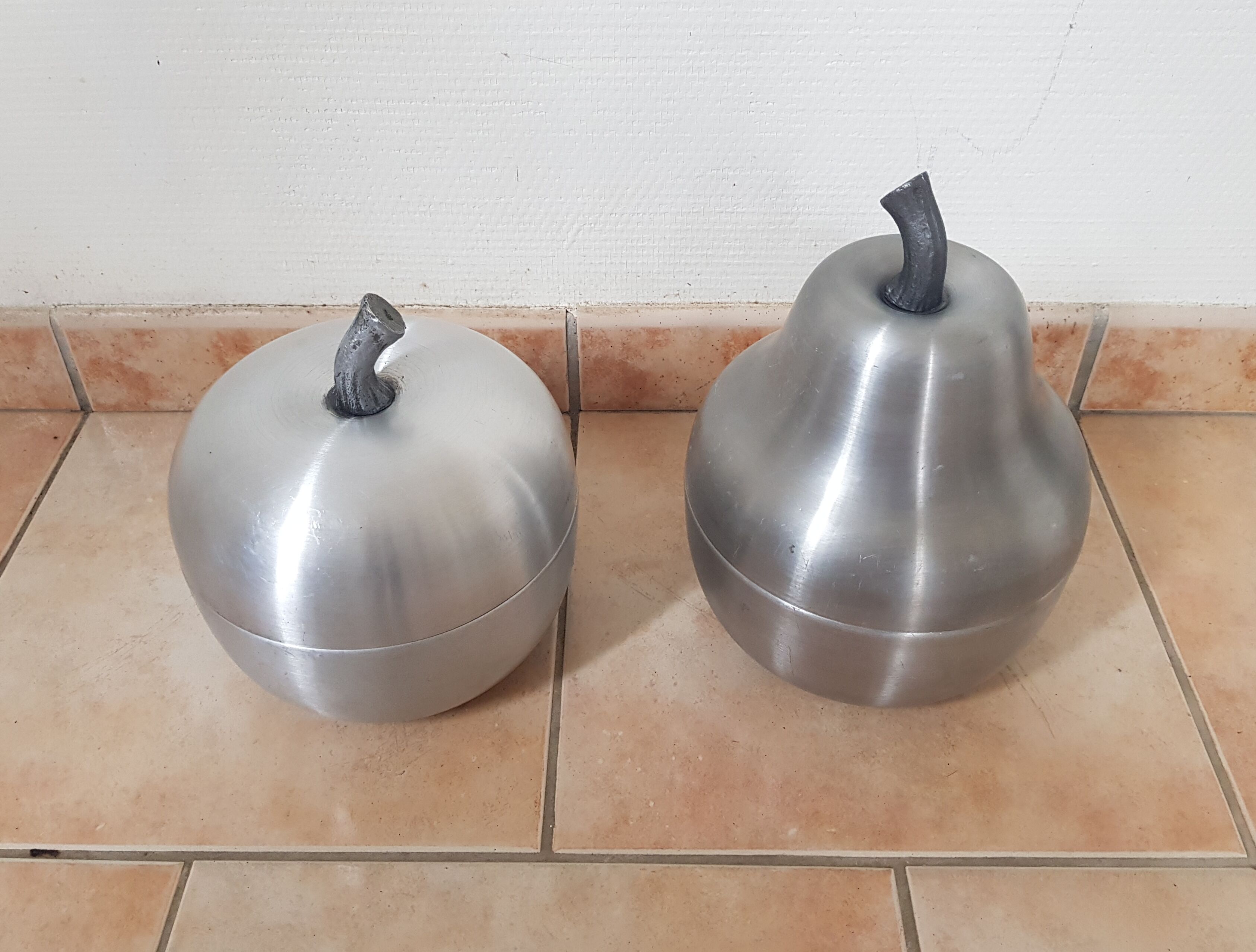Pair of vintage ice buckets