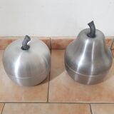 Pair of vintage ice buckets