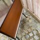 Mid-Century Modern bar cabinet 1960s with compass legs & brass