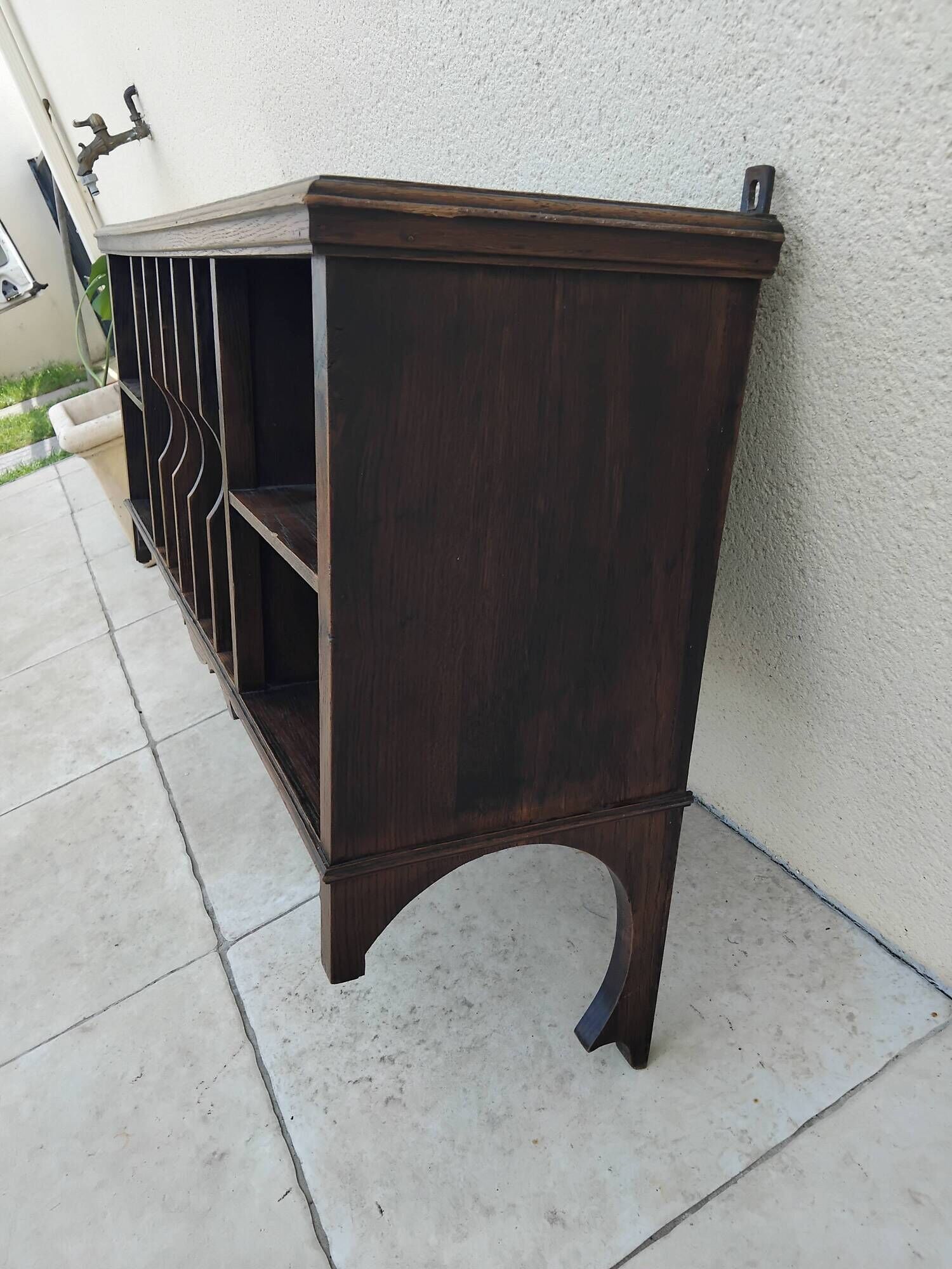Old record player storage secretary