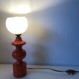 Lamp orange 70's vintage