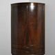 Danish Mid-Century Corner Cupboard in Mahogany, Denmark 1960s