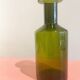 Holmegaard olive glass vase