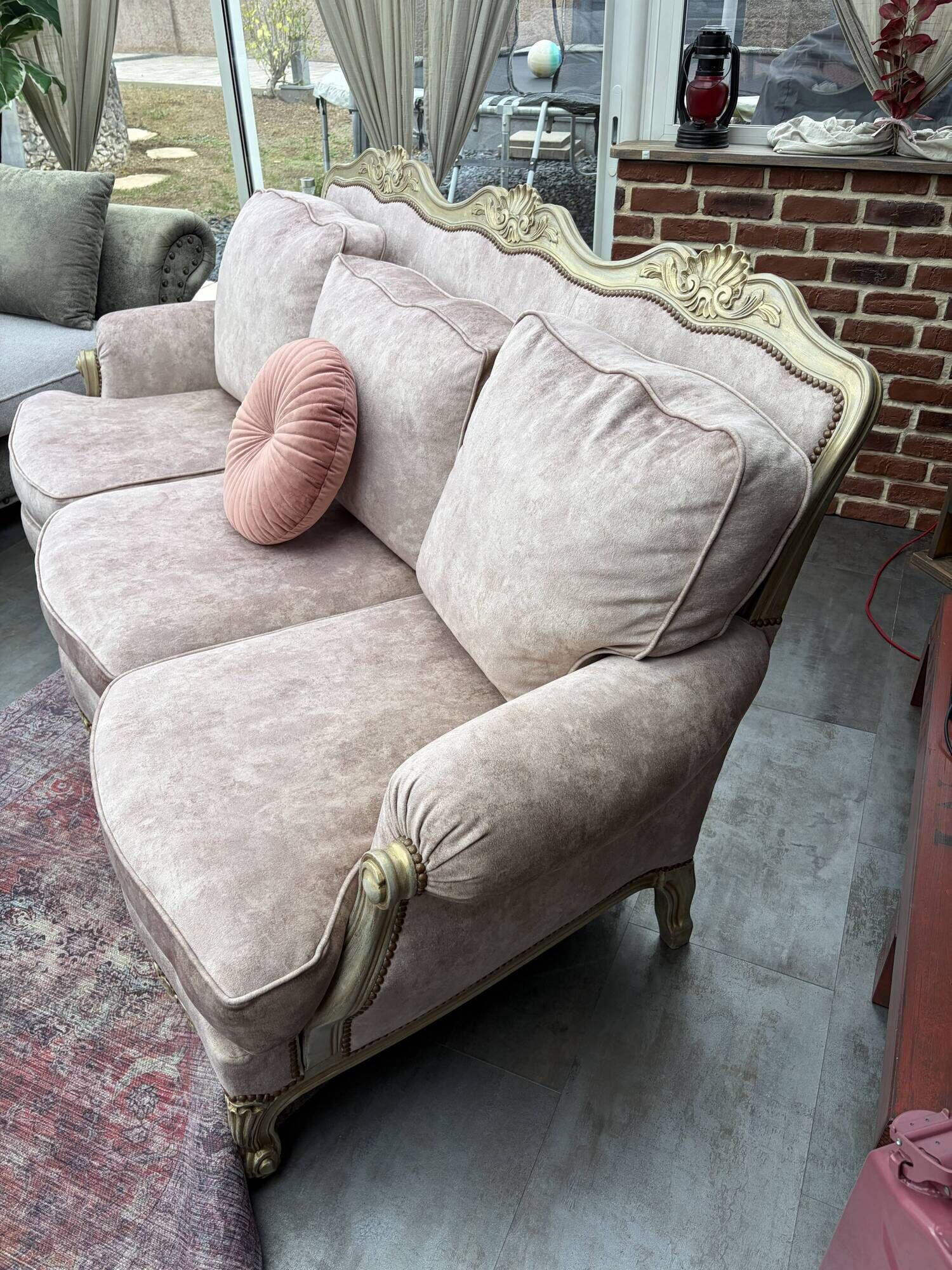Vintage baroque sofa