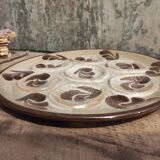 French vintage Pornic oyster plate