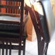 Series of three chairs folding vintage