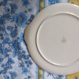 Plat à gâteau Villeroy et Boch jaune et blanc