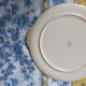 Plat à gâteau Villeroy et Boch jaune et blanc