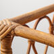 50/60 vintage rattan and wicker shelf