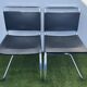 Pair of MR 10 chairs with Mies Van der Rohe laces, Knoll International