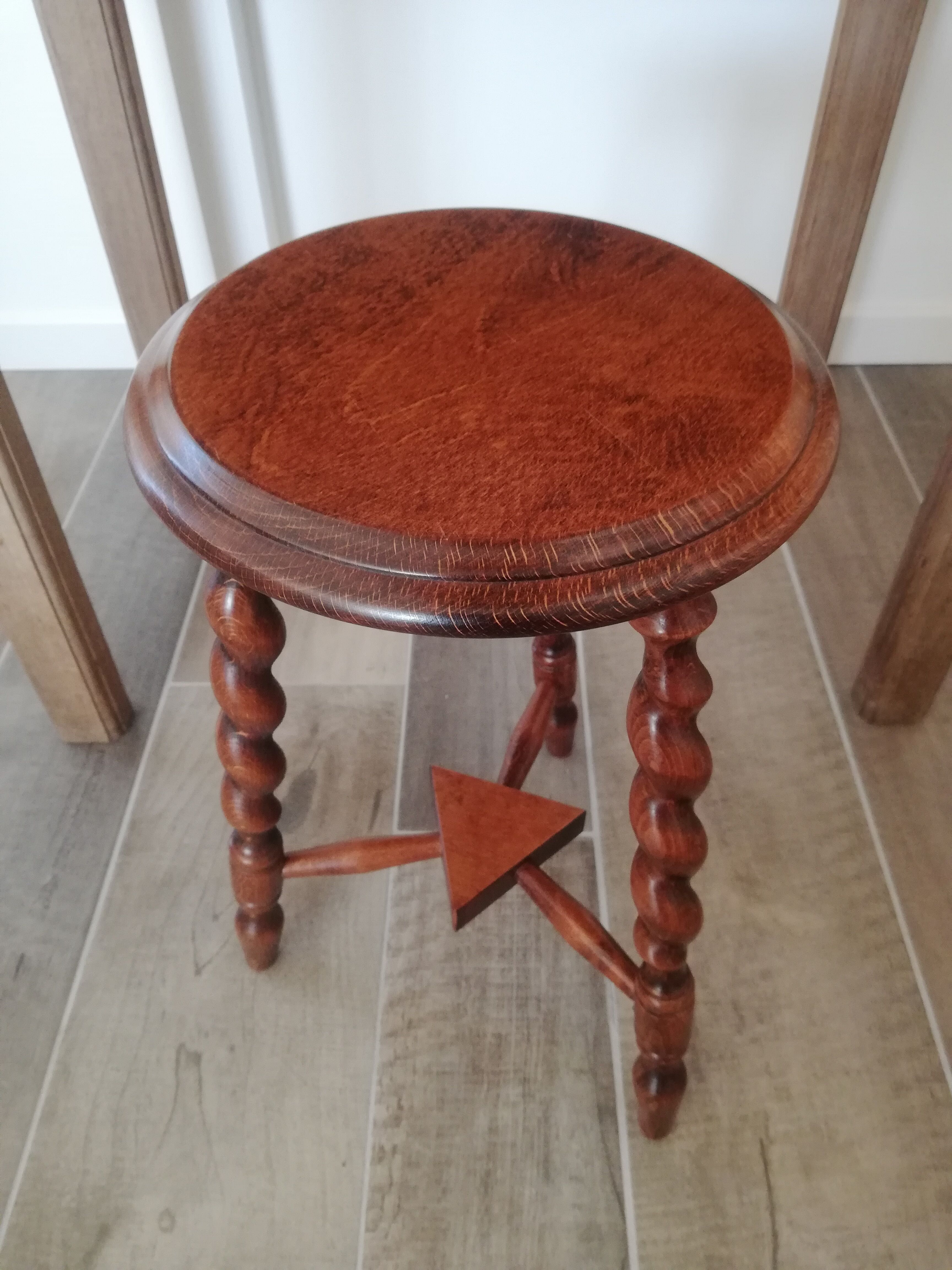 Vintage tripod stool