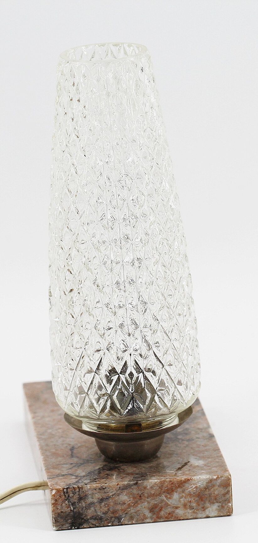 Lampe art déco  marbre emeu