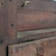 Large antique 19th-century mirror in carved wood - Haussmannian style.