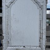 porte ancienne de communication en chêne peint