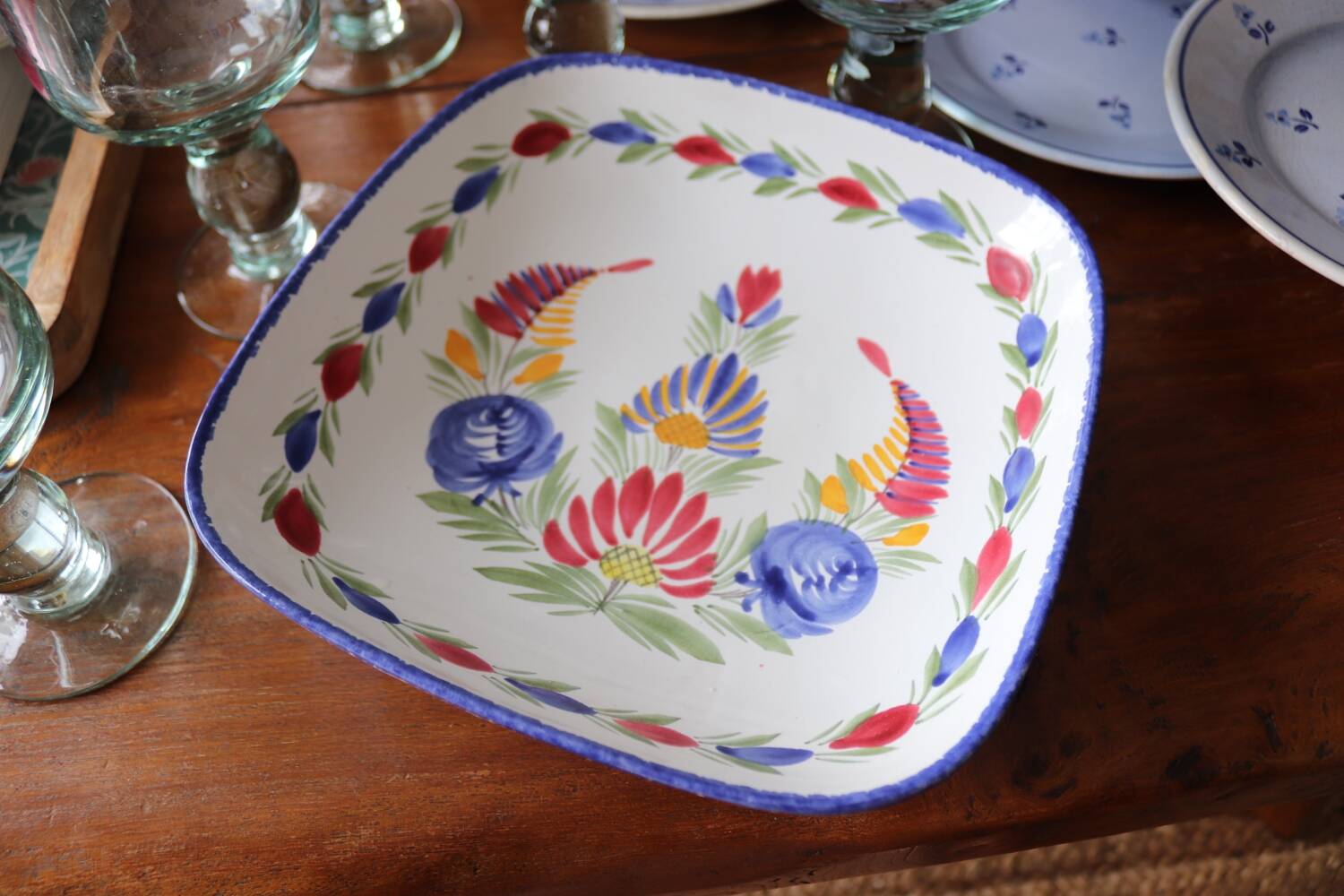 Vintage Quimper bowl dish